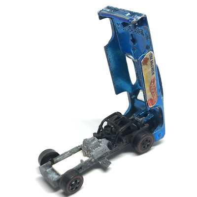 Hot Wheels Redline Mongoose II Plymouth 1969/1971 Blue - Made In U.S.A.