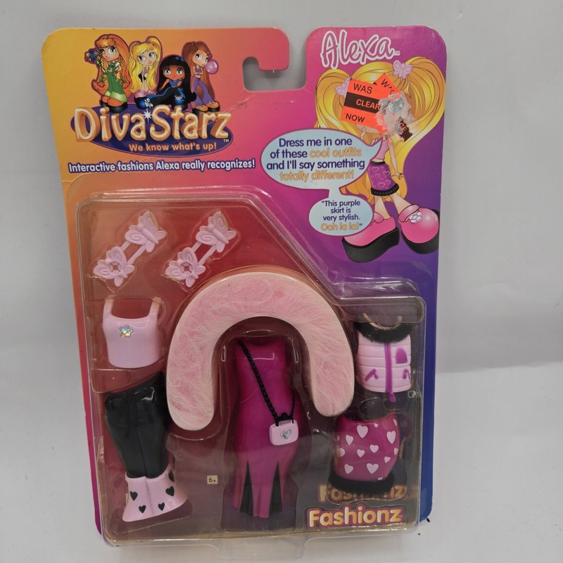 DIVA STARZ Fashionz Alexa Interactive Fashions 2000 Mattel 28454 NEW