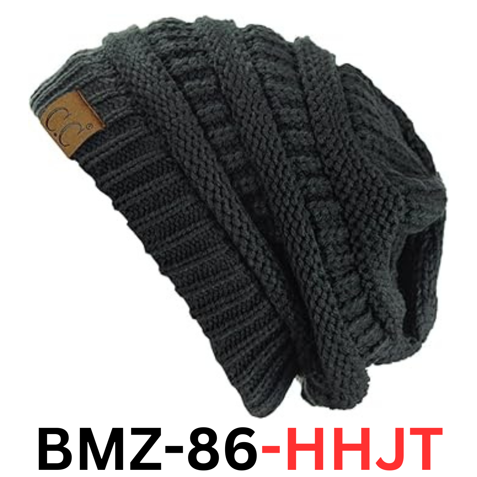 Unisex Trendy Warm Chunky Soft Stretch Cable Knit Slouchy Beanie Skully HAT Gray