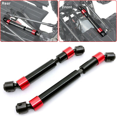2PCS CVD Metal Alloy Front + Rear Drive Shaft for 1/10 RC Crawler Traxxas TRX4
