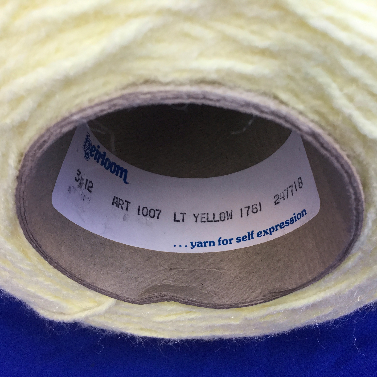 2 skeins  HEIRLOOM yellow 1761 color  MACHINE & HAND-Knitting yarn total 2.2 lbs