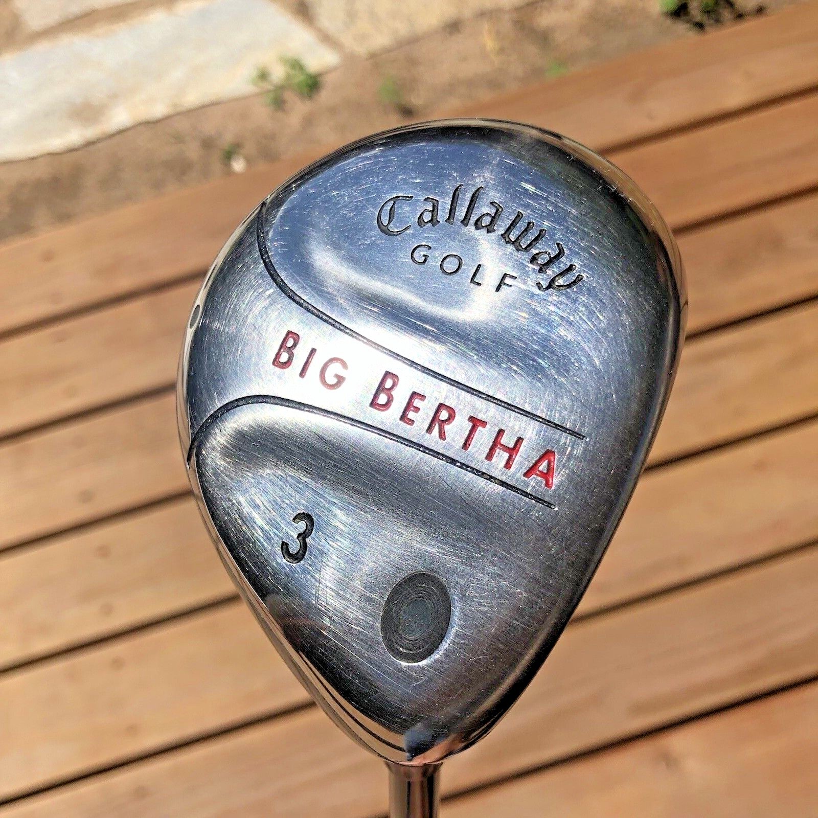 Callaway Big Bertha 3 Wood Fairway Wood RCH 75 W Firm Shaft