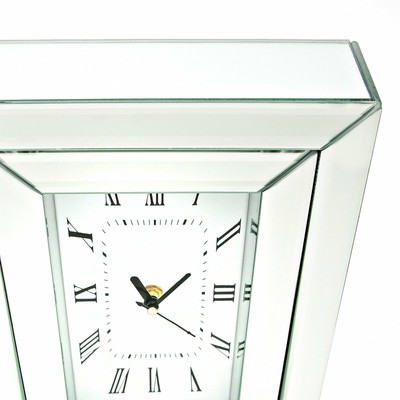 Imax Clara Mirror Desk Clock, Mirrored