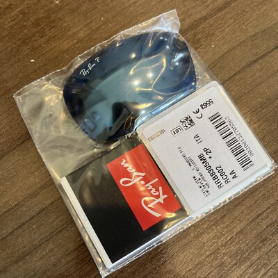 New RARE Genuine Ray-Ban RB8305M FERRARI Polarized Blue Replacement Lenses 64/65