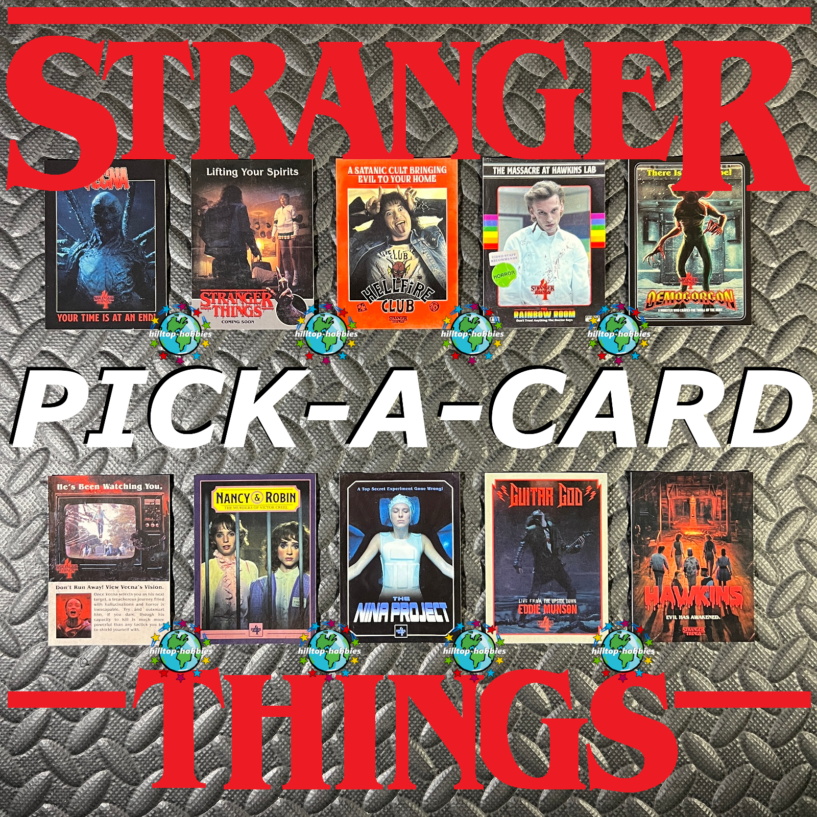 2023 ZEROCOOL STRANGER THINGS SEASON 4 PICK-A-CARD COMING