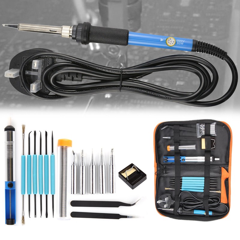 uk Soldering Iron Kit Electronics Welding Irons Tool 60W ...