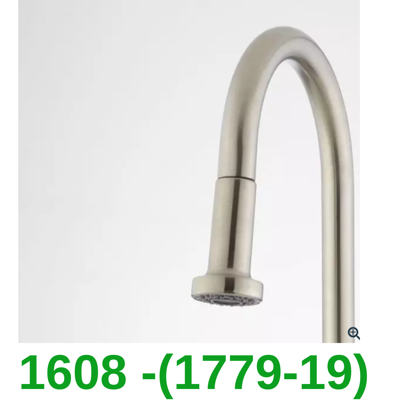 Signature Hardware Royden Single Handle Pull Down Kitchen Faucet in Brushed Nick