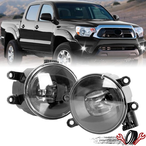 2ШТ СВЕТОДИОДНЫЕ противотуманные фары Прозрачные для Toyota Tacoma 4Runner COROLLA RAV4 2010-2023