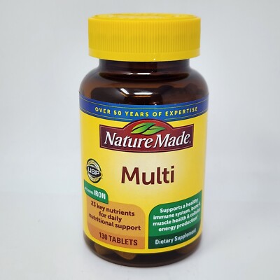 Nature Made Multi Vitamin including Iron (130 Tablets)