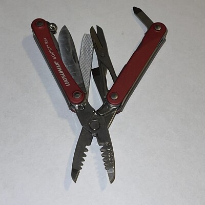 Leatherman Squirt ES4 Multi-Tool Knife Wire Strippers Electrician Tool RARE New