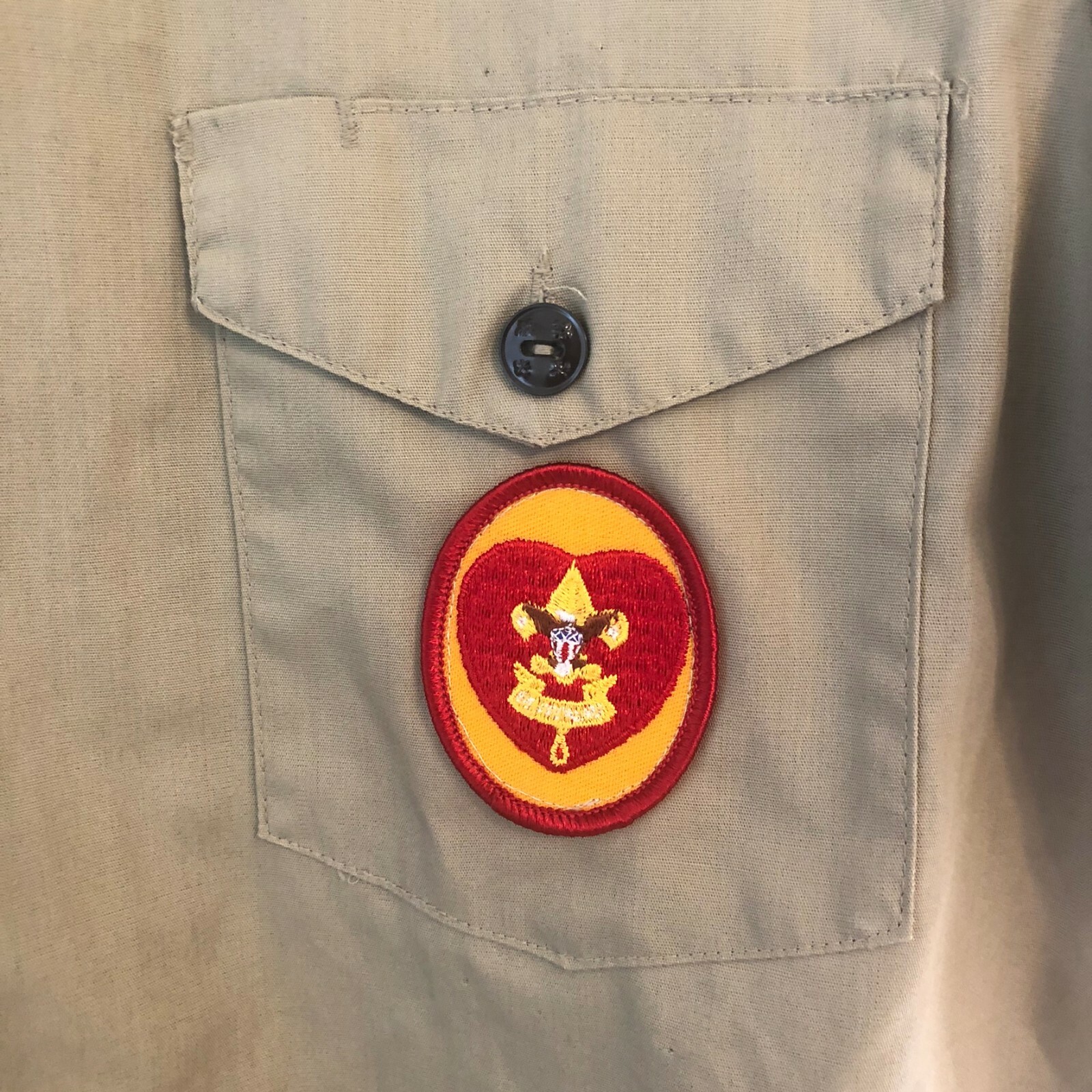 Boy Scouts America Official Mens Large Uniform Shirt