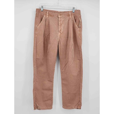 NSF Women's Hayden Pleated Cropped Pants Light Brown Size 31 NWT