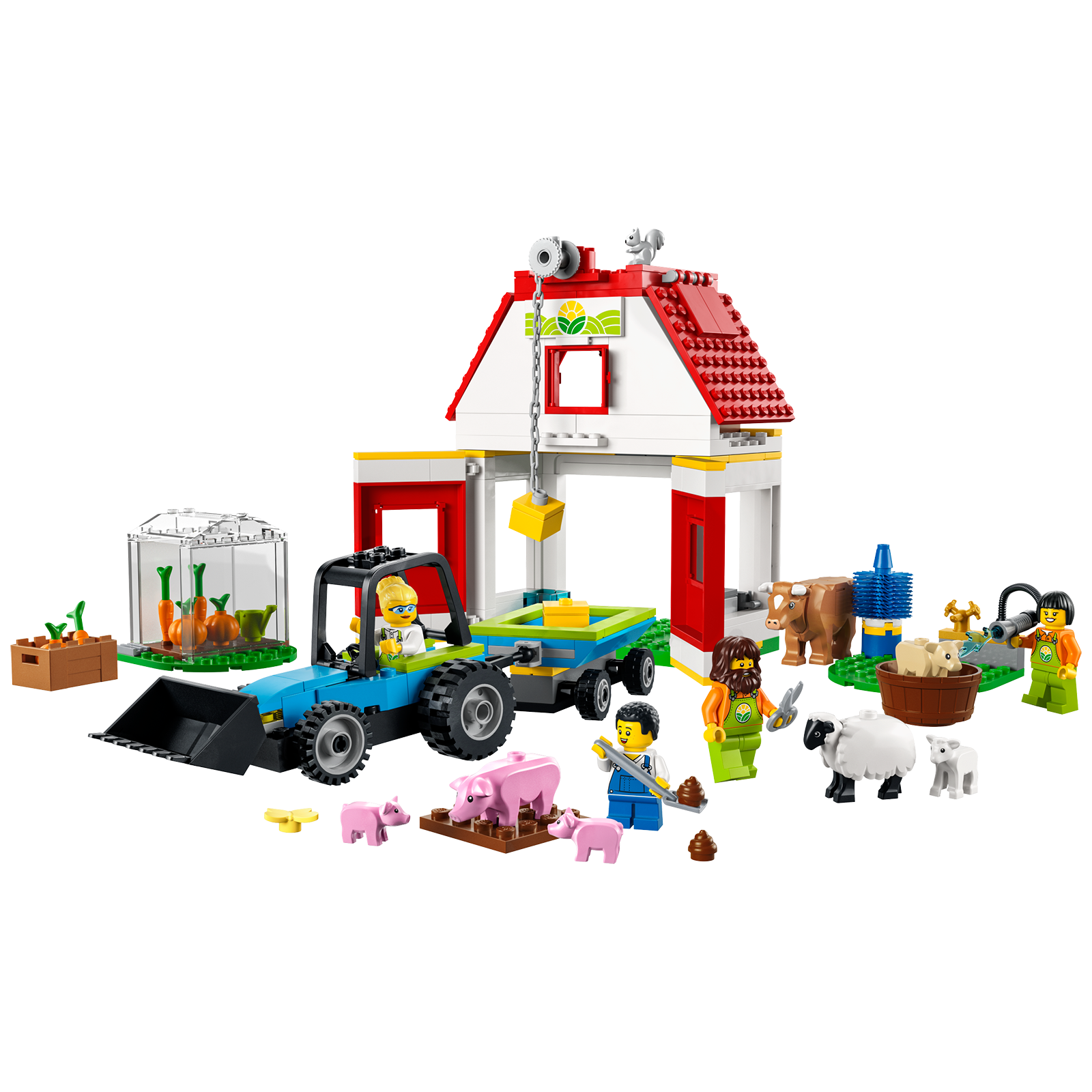 Набор для строительства сарая LEGO City и сельскохозяйственных животных 60346 НОВЫЙ