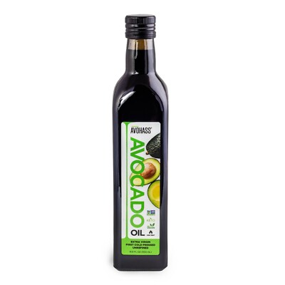 Avohass New Zealand Extra Virgin Avocado Oil 16.9 fl oz Bottle