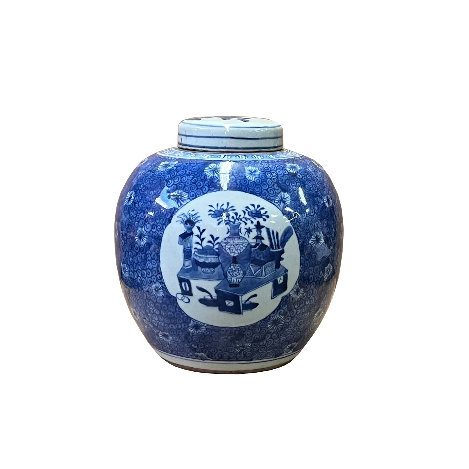 Oriental Hand-paint Flower Vases Blue White Porcelain Ginger Jar ws2543S Oriental Hand-paint Flower Vases Blue White Porcelain Ginger Jar ws2543S