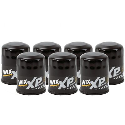 Wix Xp Set of 7 Engine Motor Oil Filters For Subaru H4 AWD