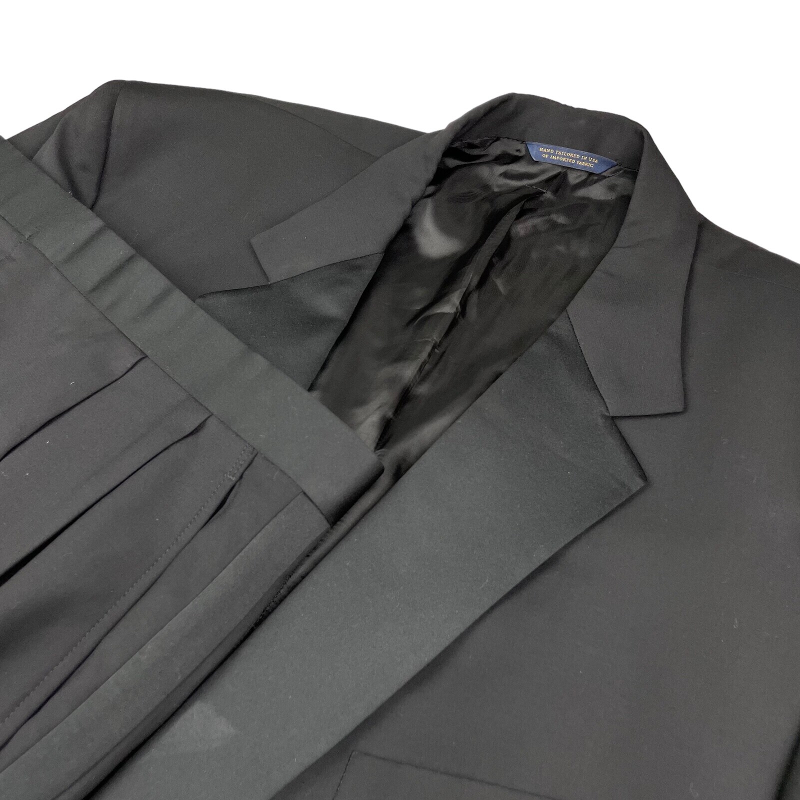 Brooks Brothers Men's Golden Fleece Tuxedo Suit Black • USA