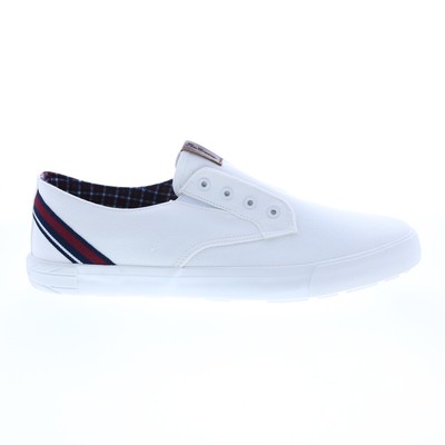 Мужские белые кроссовки Ben Sherman Percy Laceless BNMS19104 11.5