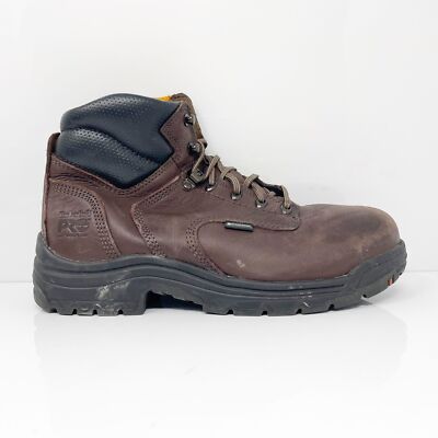 

Timberland Pro Mens Titan 6 26078 Коричневые водонепроницаемые рабочие ботинки из сплава с носком, размер 9 M, Коричневый, Titan