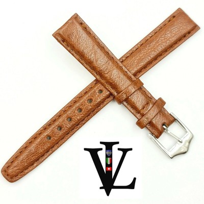 CONSUL - 14 MM - LEATHER STRAP - BAND - BRACELET - OEM NOS - SWISS WATCH #SKB