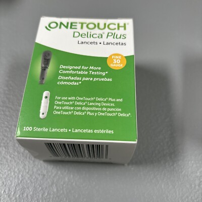 one touch delica plus lancets 30G  ($10 Each Box)