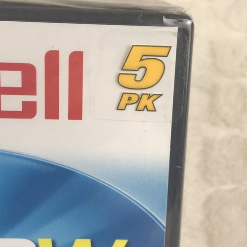 Pack Of 5 Maxell DVD-RW Video Rewritable Single Sided 2 Hrs 4.7 GB