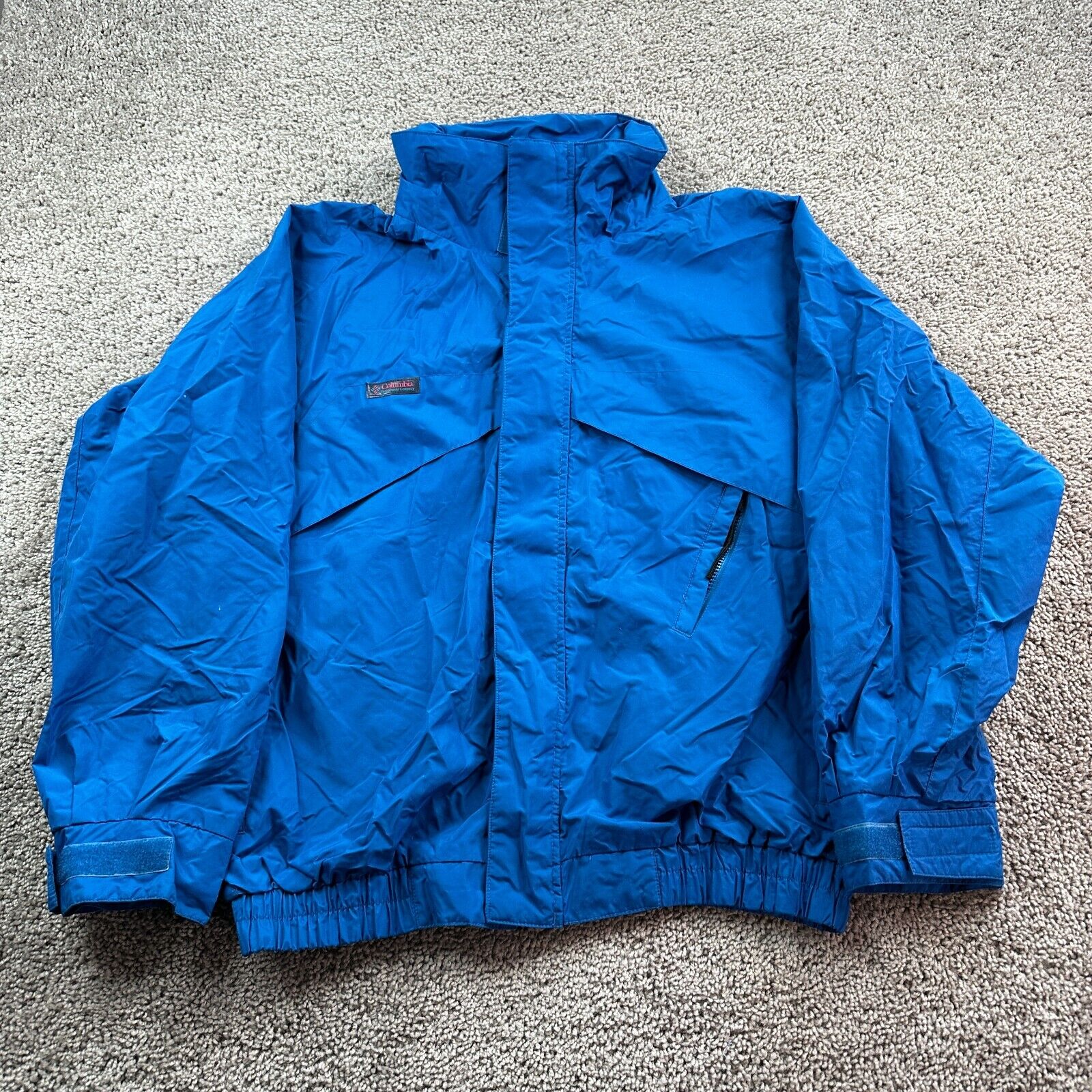 VINTAGE Columbia Jacket Mens L Blue Whirlibird Radial Sleeve VINTAGE Columbia Jacket Mens L Blue Whirlibird Radial Sleeve