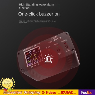 1.8MHz-54MHz Standing Wave Meter 240 * 240 Full Color LCD Display Power meter