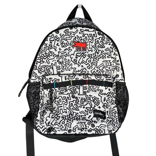 Zara x Keith Haring Backpack Barking Dog Pop Art Black