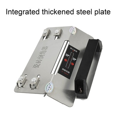45 Degree Tile Chamfering Tool Stainless Steel Adjustable Angle 12.2cm 17.8cm