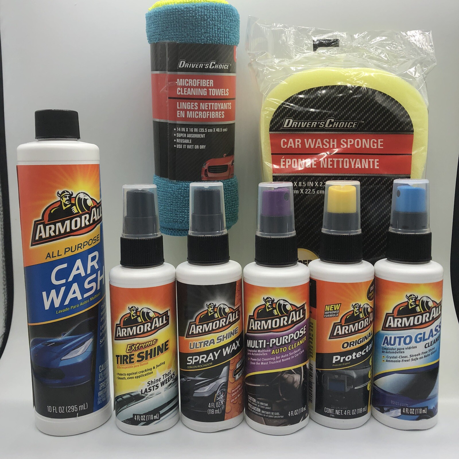 Armor All Ultimate Car Care Gift Pack Car Wash Detailing & Cleaning Kit
