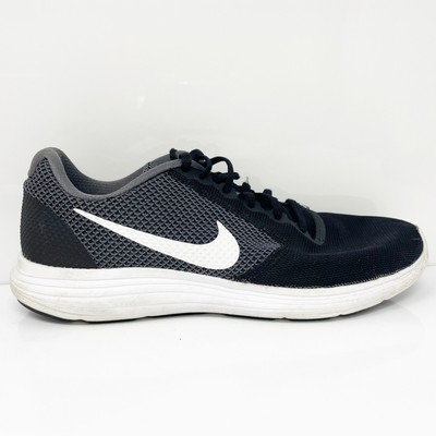 

Nike Mens Revolution 3 819300-001 Черные кроссовки для бега Размер 11,5, Черный, Revolution 3