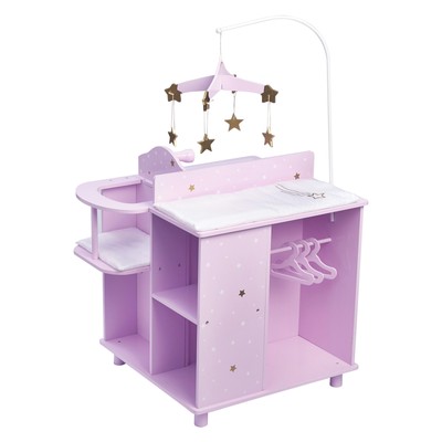Olivia's Little World - Twinkle Stars Princess Baby Doll Changing Station with