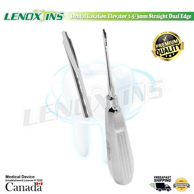Dental Luxating Elevators, 1.5MM / 3MM Edge, Dental Surgery Instr, German SS, CE