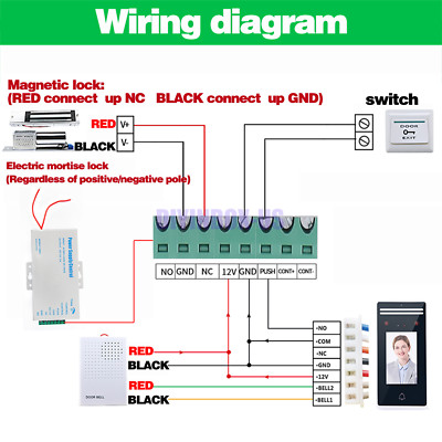12V 5A Door Access Power Supply for Entry Exit Control System Electric Lock 60W