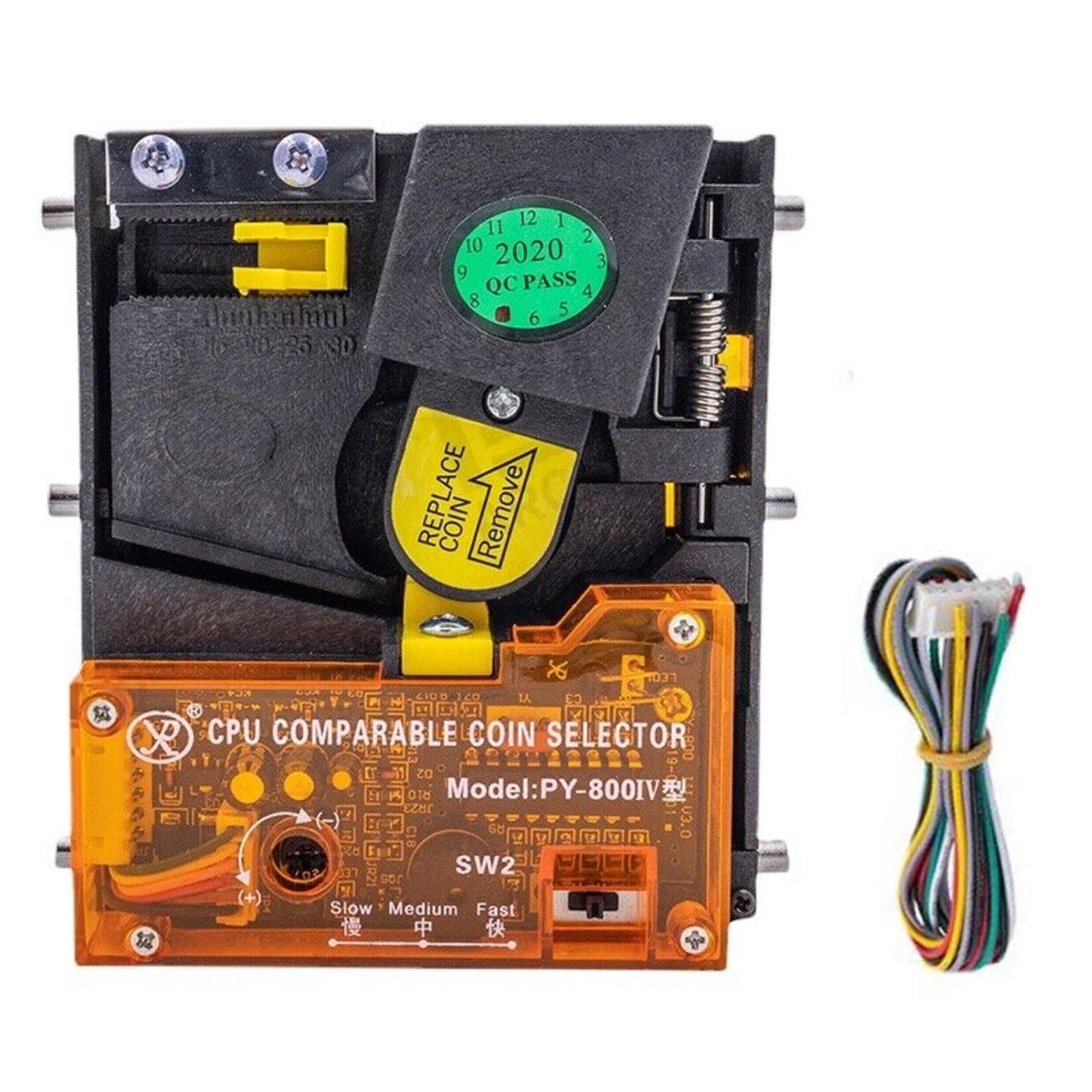 JY-800 CPU Comparable Coin Selector Arcade Token Acceptor For