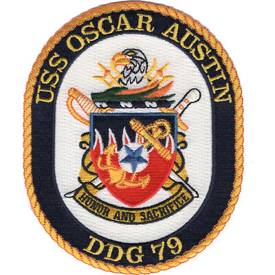 USS Oscar Austin DDG-79 Guided Missile Destroyer Patch