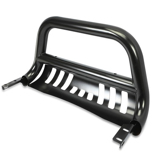 FOR 2004-2015 NISSAN TITAN/ARMADA BLACK BULL BAR PUSH BUMPER GRILLE GUARD+SKID