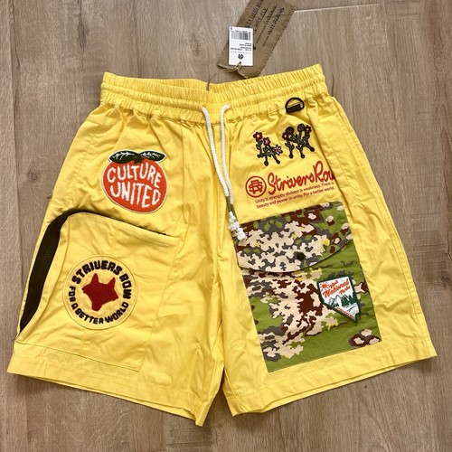 NWT STRIVERS ROW MENS CYBER YELLOW CANTER SHORT SIZE S | eBay