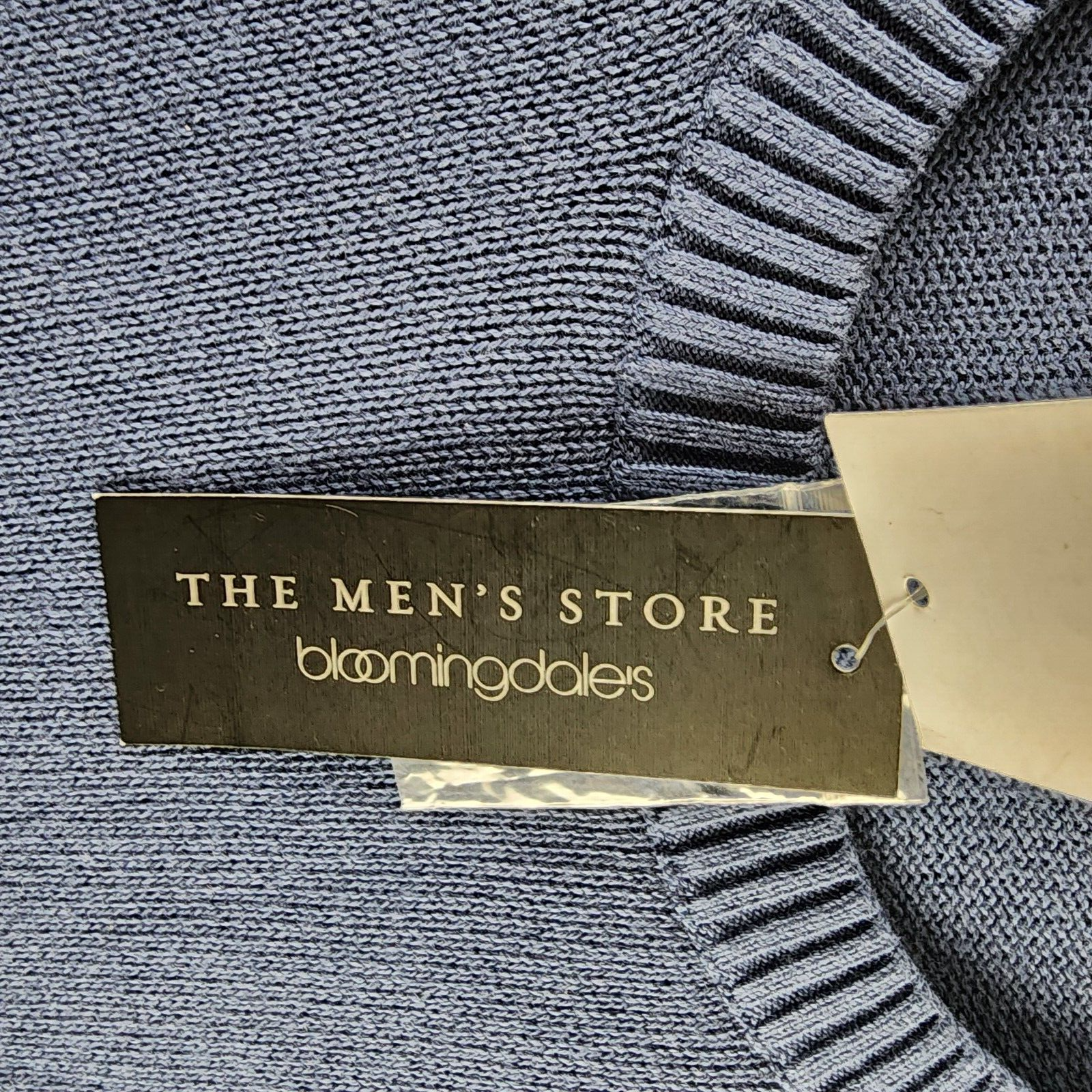 The Men's Store at Bloomingdale's Cotton Crewneck Sweater Men's XXL Dark Coronet - Picture 6 of 12