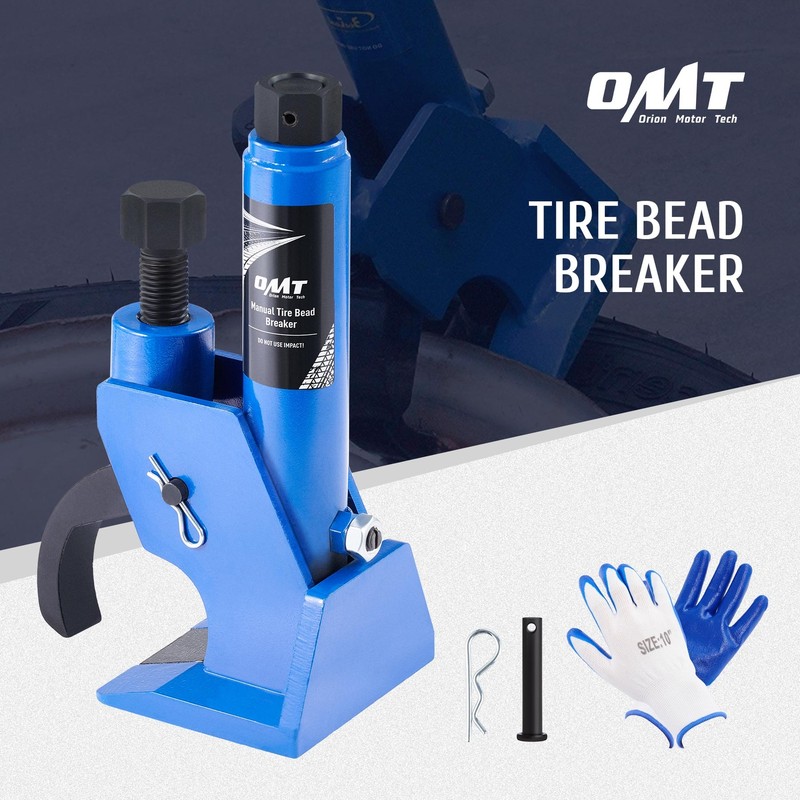 OMT Manual Tire Changer for Truck ATV Tires More Adjustable Tire Bead Breaker