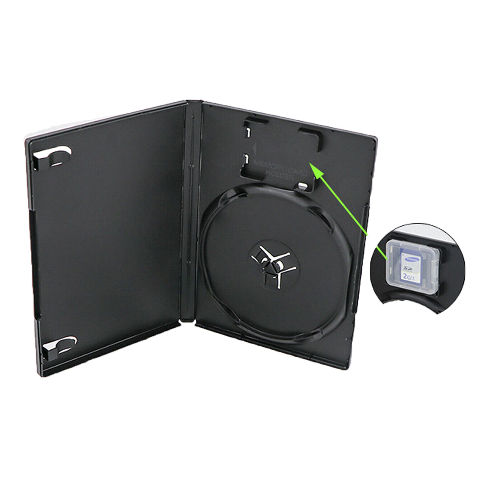 1-Disc Memory Card Replacement Game Case Holder 14mm For