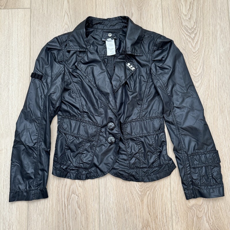 JUICY COUTURE PATRIZIA PEPE アウター 2点セット Patrizia Pepe Firenze Sz 42 Womens Cropped Nylon Blend