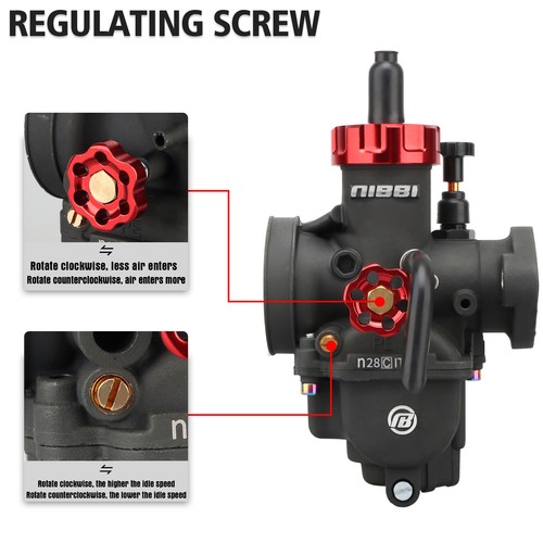NIBBI PE 28mm Flange Racing Carburetor Set For 200cc 250cc Dirt Bike ATV TaoTao