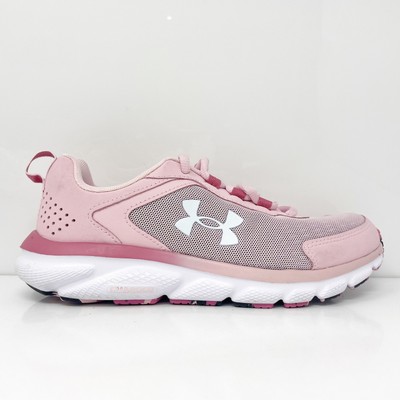 

Under Armour Womens Charged Assert 9 3024853 Розовые кроссовки для бега Размер 8, Розовый, Charged Assert 9
