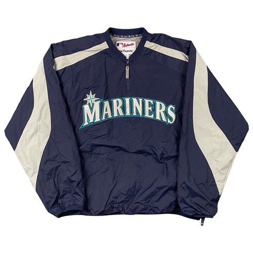 Majestic Seattle Mariners MLB Therma Base Jacket Men’s XL Dugout Jacket