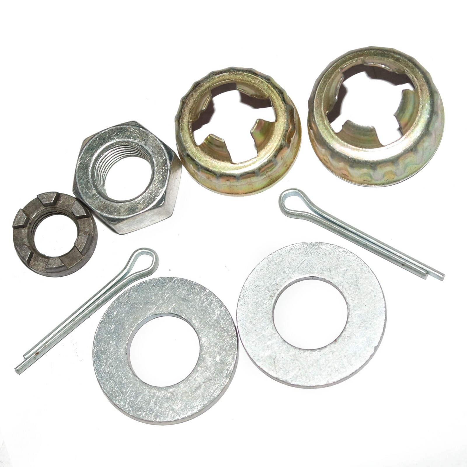 New Vespa LML PX Star Stella Rear & Front Hub Wheel Nut Washer Kit   