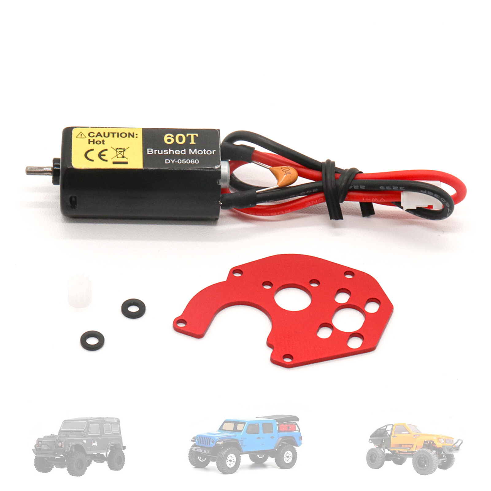 050 Brushed Motor 60T For RGT 136240 V2 1/24  RC Rock Crawle
