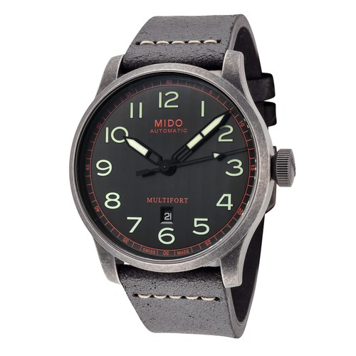 Pre-owned Mido Men's Multifort 44mm Automatic Watch M0326073605009