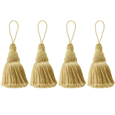 4Pcs Tassel Key Tassel Curtain DIY Accessories Home Decoration 5 Colors